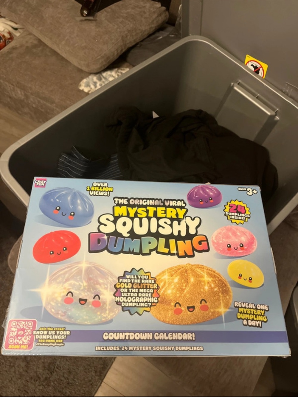Mystery Squishy Dumpling Kids Countdown Calendar